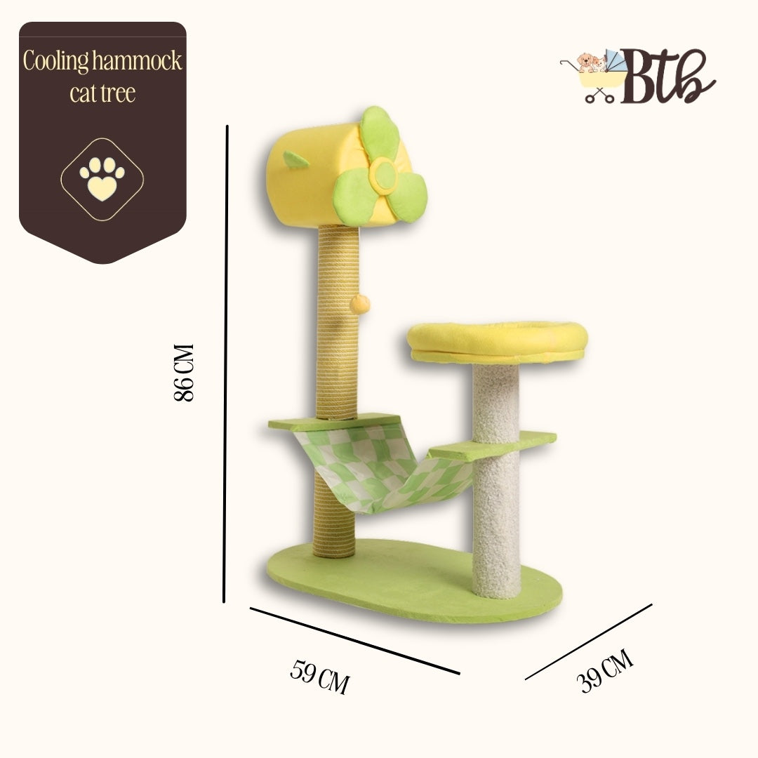 Cooling Hammock Cat Tree 14
