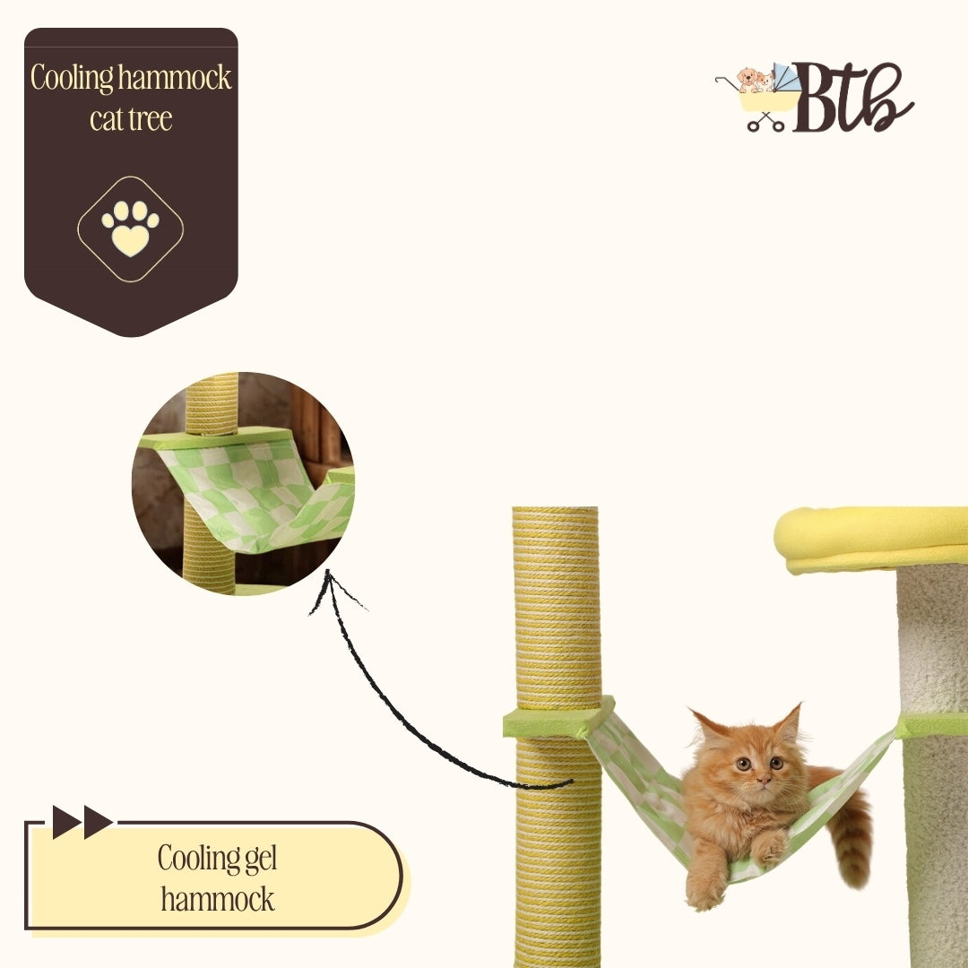 Cooling Hammock Cat Tree 4